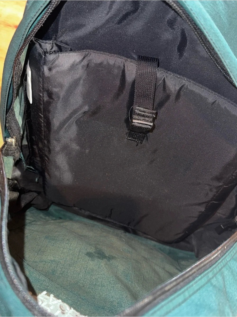 Vintage The North Face Green Mohican 15” Expandable Backpack Day Pack Hiking 90s